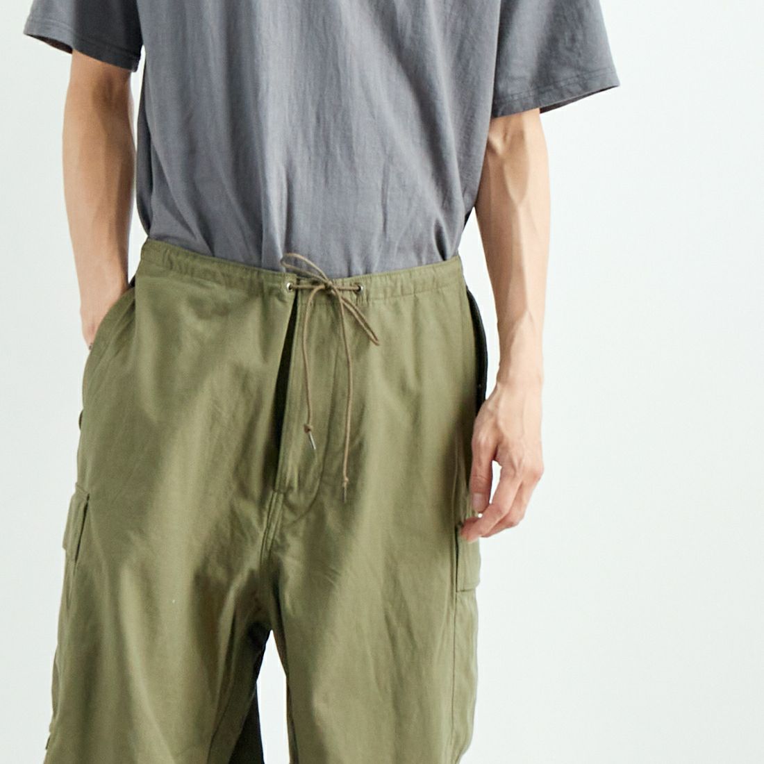 ARMY TWILL SANFORIZED [アーミーツイル サンフォライズド] バックサテンカーゴパンツ [AM-2455001] KHAKI