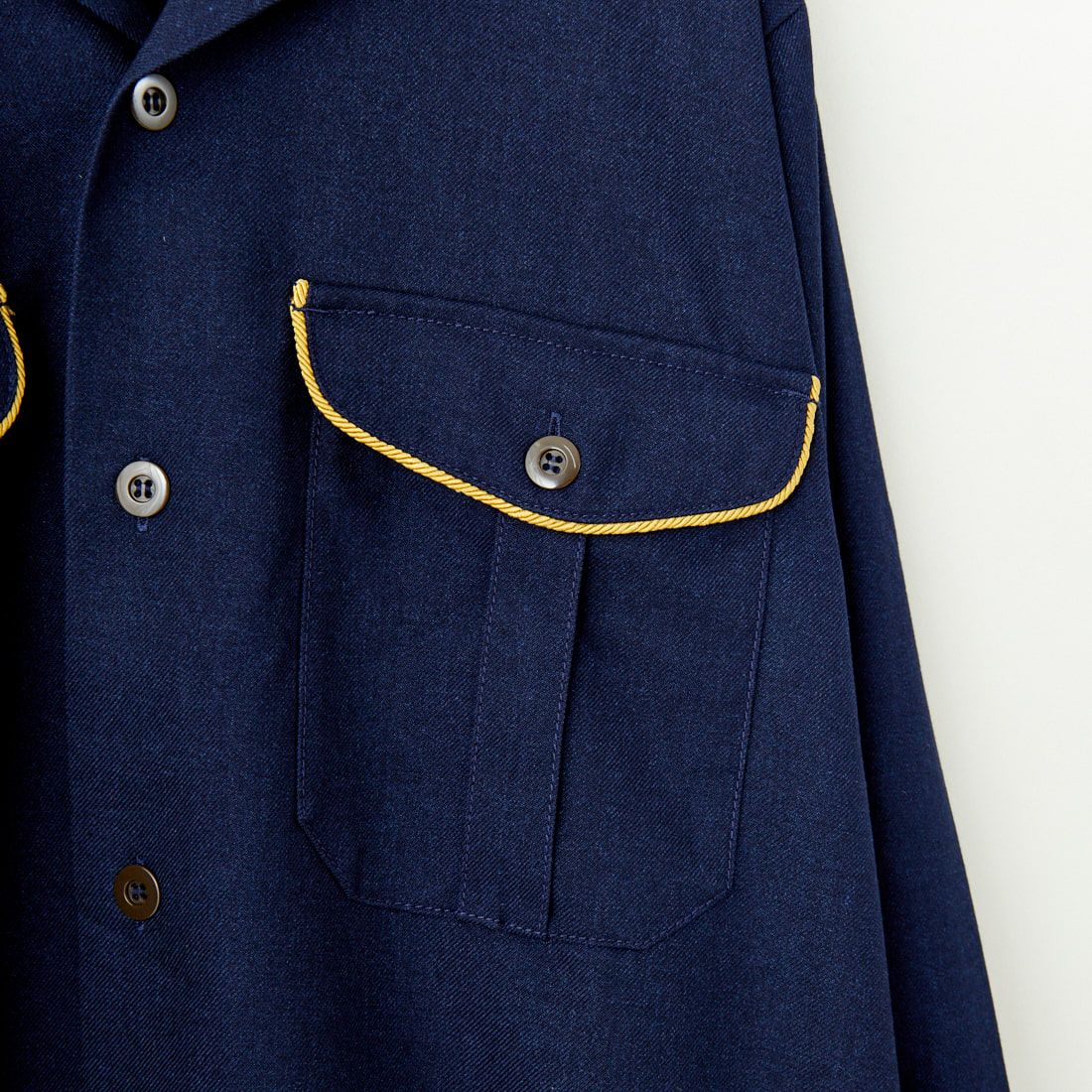 ARMY TWILL SANFORIZED [アーミーツイル サンフォライズド] パレードシャツ [AM-2457002] NAVY