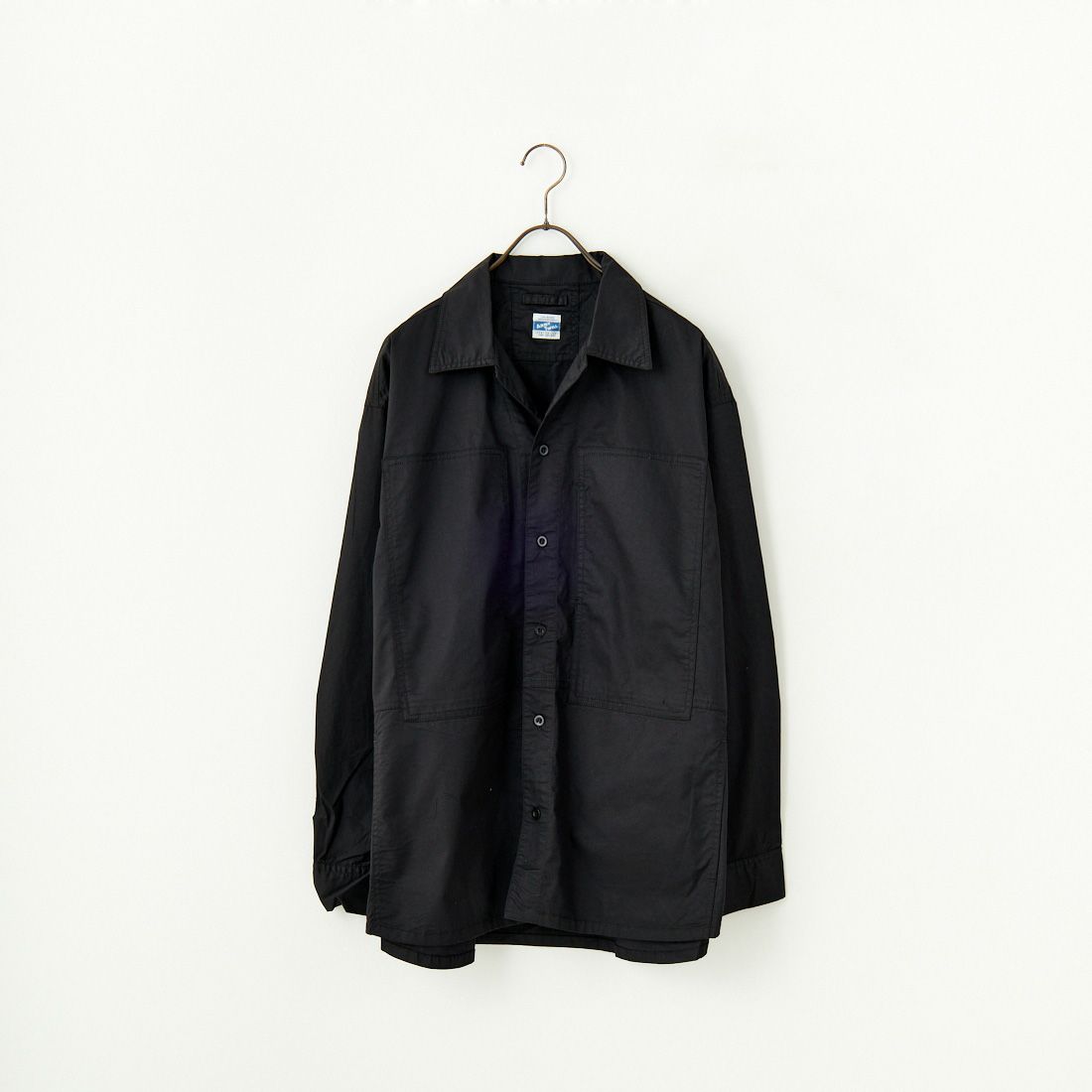 ARMY TWILL SANFORIZED [アーミーツイル サンフォライズド] ライトツイル 4ポケットシャツ [AM-2457001] BLACK