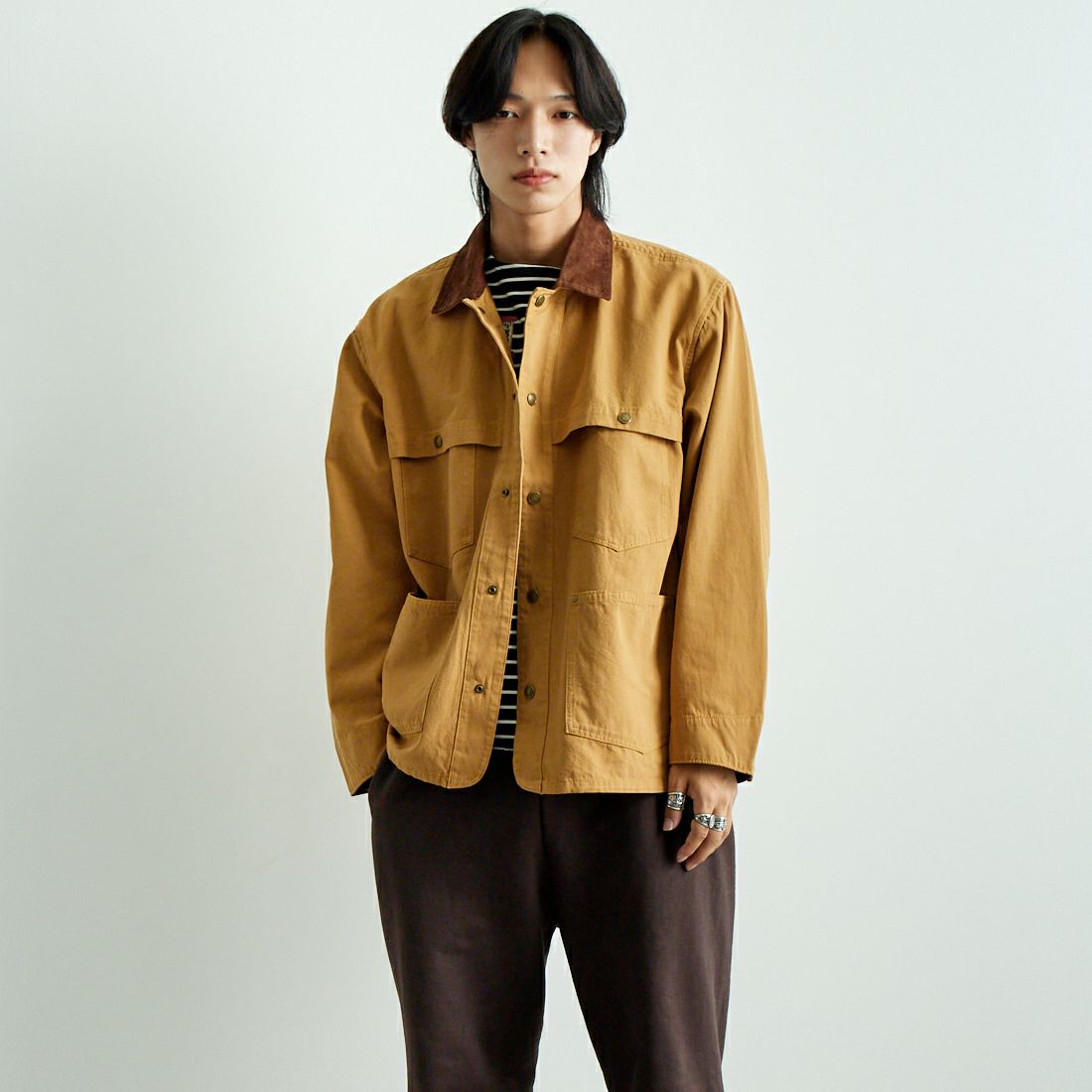 ARMY TWILL SANFORIZED [アーミーツイル サンフォライズド] ダックロガージャケット [AM-2454001]