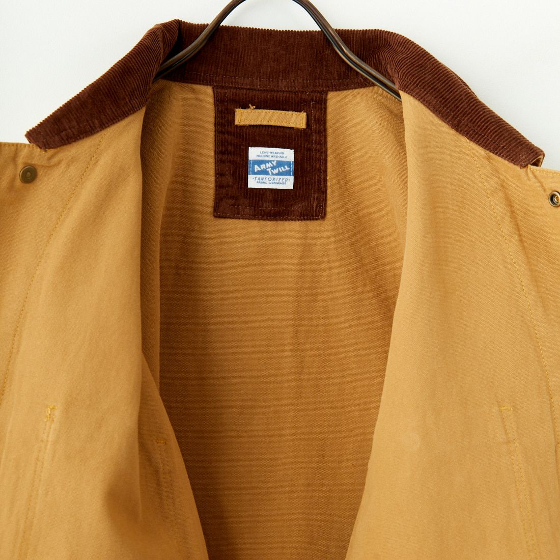 ARMY TWILL SANFORIZED [アーミーツイル サンフォライズド] ダックロガージャケット [AM-2454001] MUSTARD