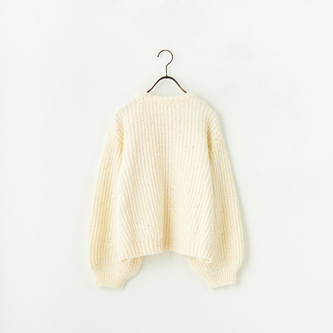 TORRAZZO DONNA [トラッゾドンナ] スパンコールニット [6253-310] 06 O.WHITE