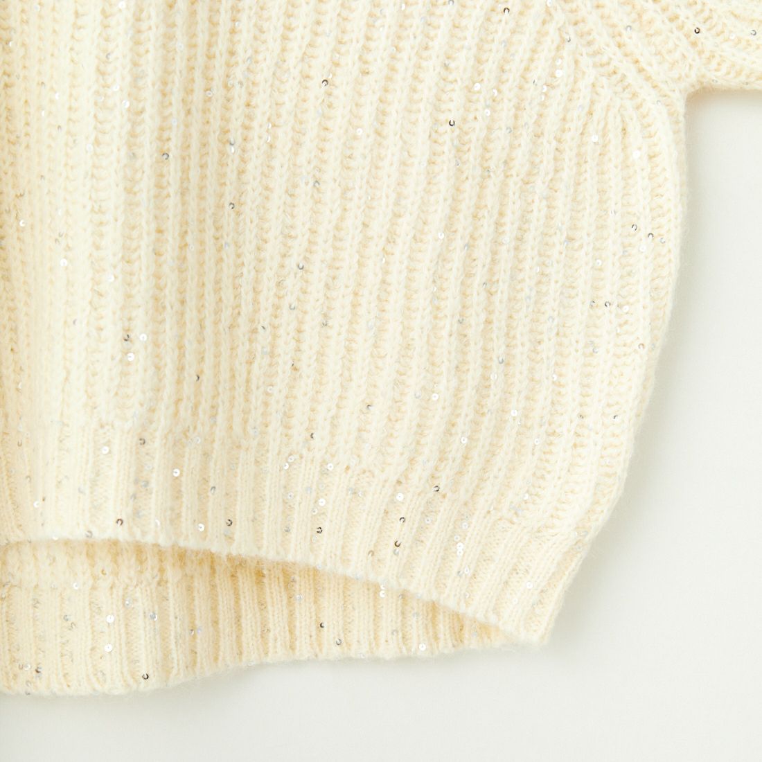 TORRAZZO DONNA [トラッゾドンナ] スパンコールニット [6253-310] 06 O.WHITE