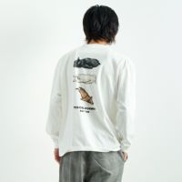 07 WHITE&&モデル身長：182cm 着用サイズ：L&&