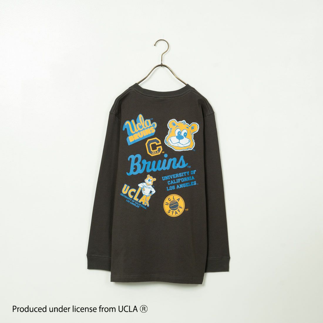 UCLA [ユーシーエルエー] ラバープリント ロングスリーブTシャツ [244AN2LT030]