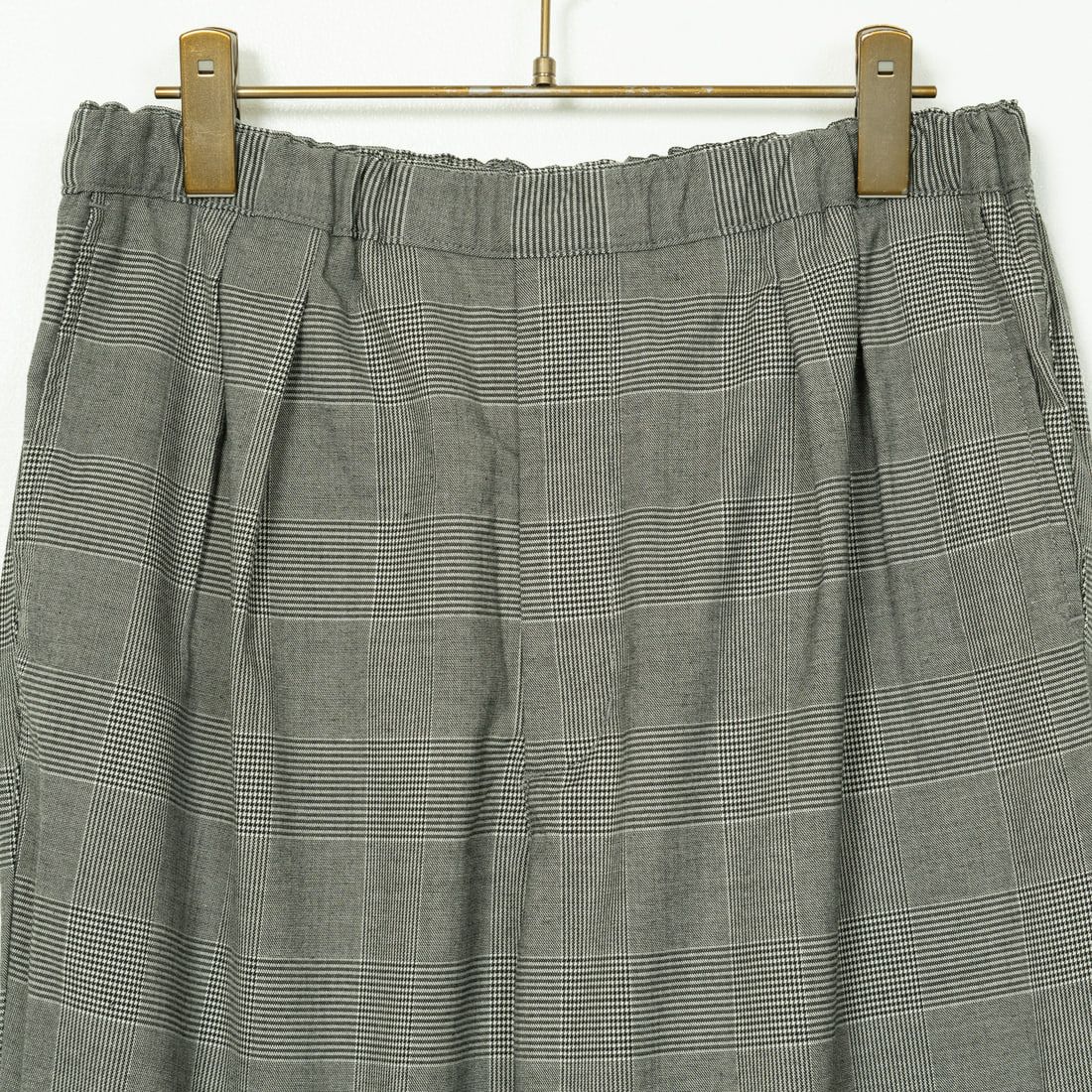 Noir Fabrik [ヌワールファブリック] T/Rツイルストレッチ チェックタックインパンツ [NF-243-055] G GREN CHK