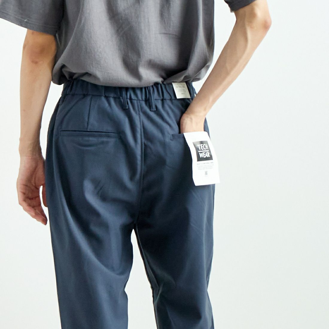 Jeans Factory Clothes [ジーンズファクトリークローズ] ウール混ストレッチワイドテーパードパンツ [JFC-243-054] 05 B.GRY