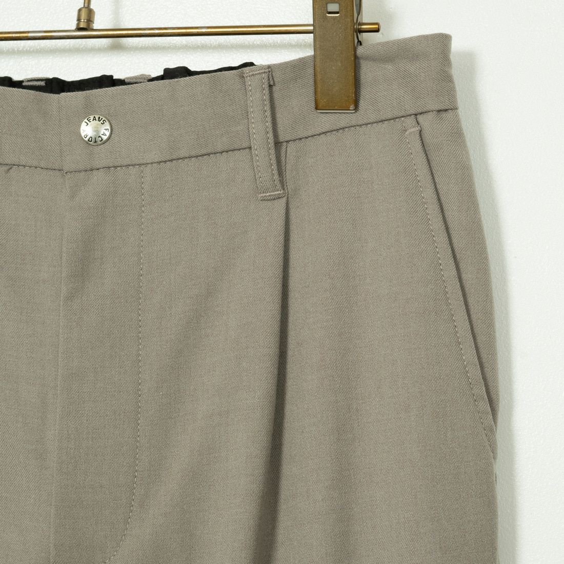 Jeans Factory Clothes [ジーンズファクトリークローズ] ウール混ストレッチワイドテーパードパンツ [JFC-243-054] 66 GRGE