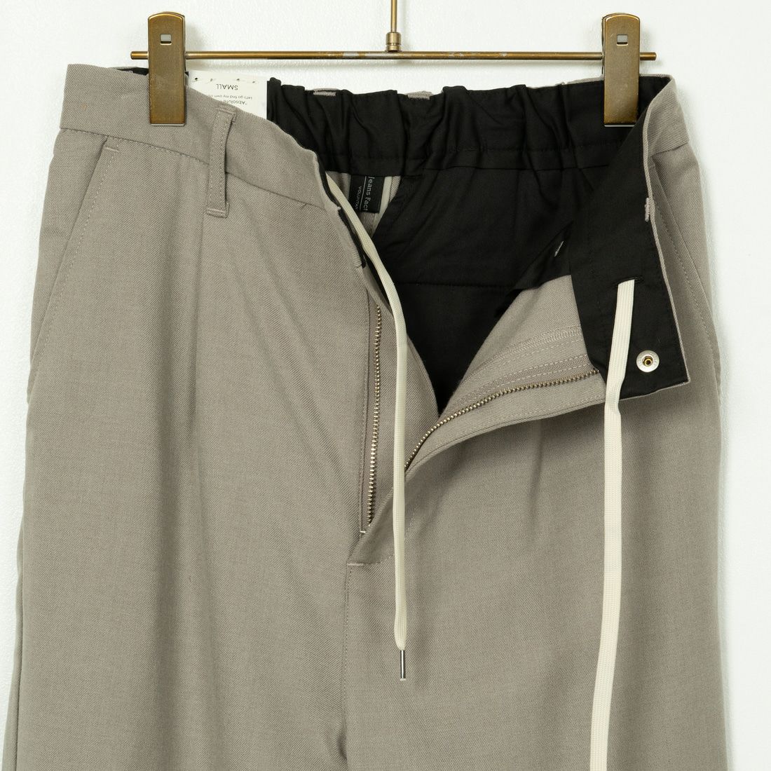 Jeans Factory Clothes [ジーンズファクトリークローズ] ウール混ストレッチワイドテーパードパンツ [JFC-243-054] 66 GRGE