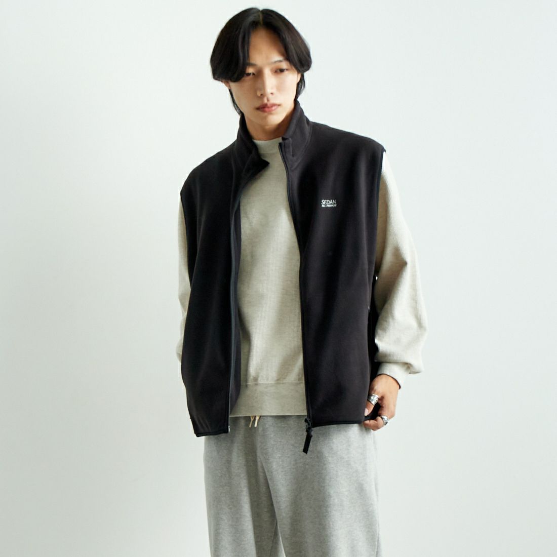 SEDAN ALL-PURPOSE [セダン オールパーパス] フリースフルジップベスト [SD24F-CT06]｜ジーンズファクトリー公式通販サイト  - JEANS FACTORY Online Shop