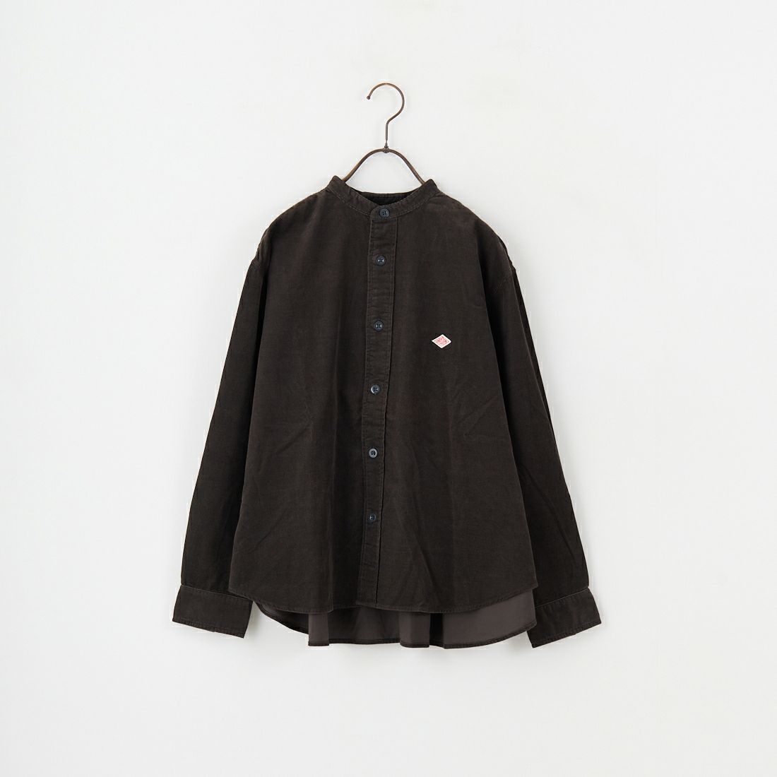 DANTON [ダントン] コーデュロイ バンドカラーシャツ [DT-B0290MCD