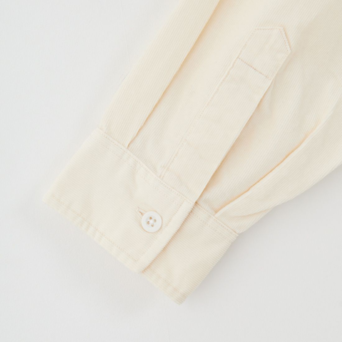 DANTON [ダントン] コーデュロイ バンドカラーシャツ [DT-B0290MCD] OFF WHITE