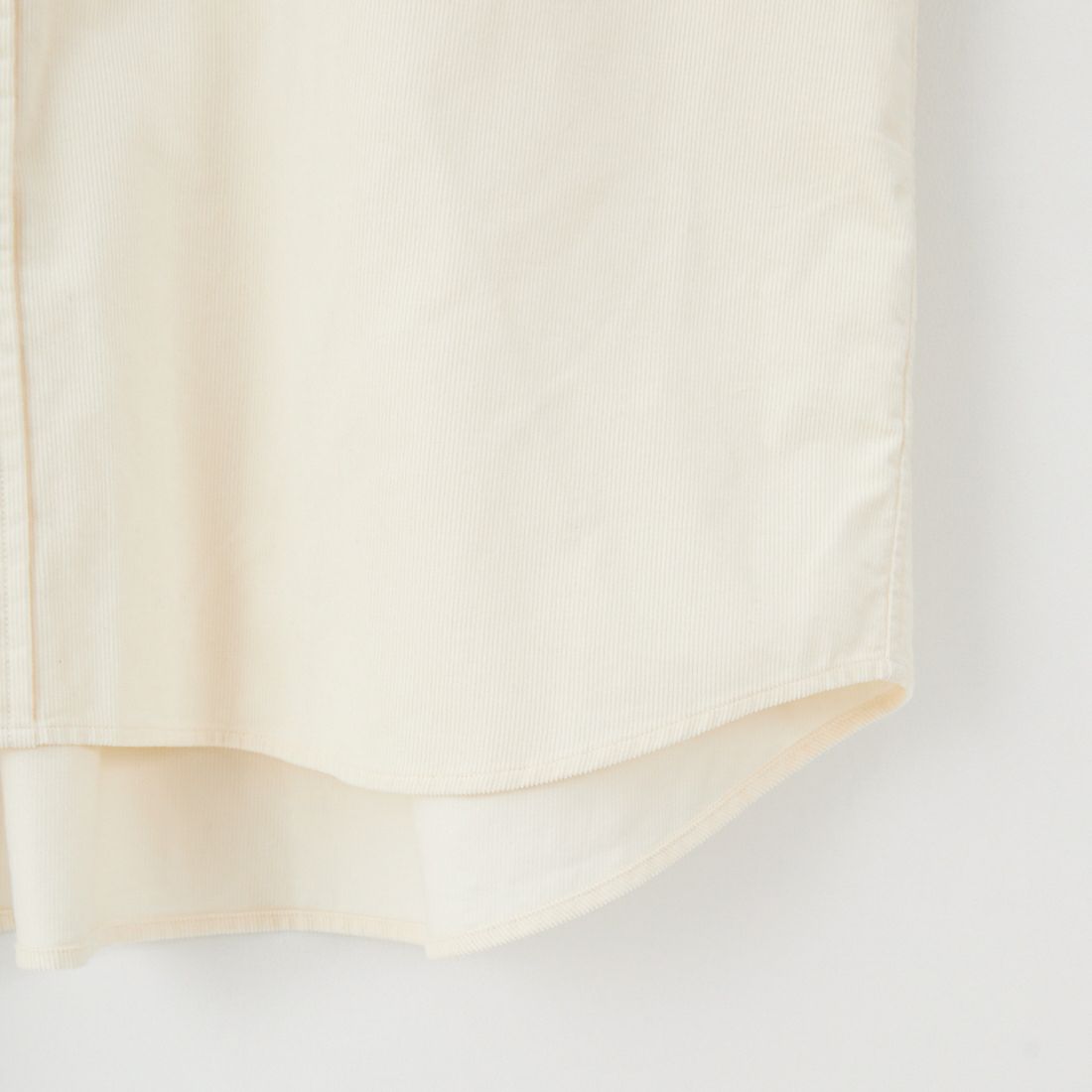 DANTON [ダントン] コーデュロイ バンドカラーシャツ [DT-B0290MCD] OFF WHITE