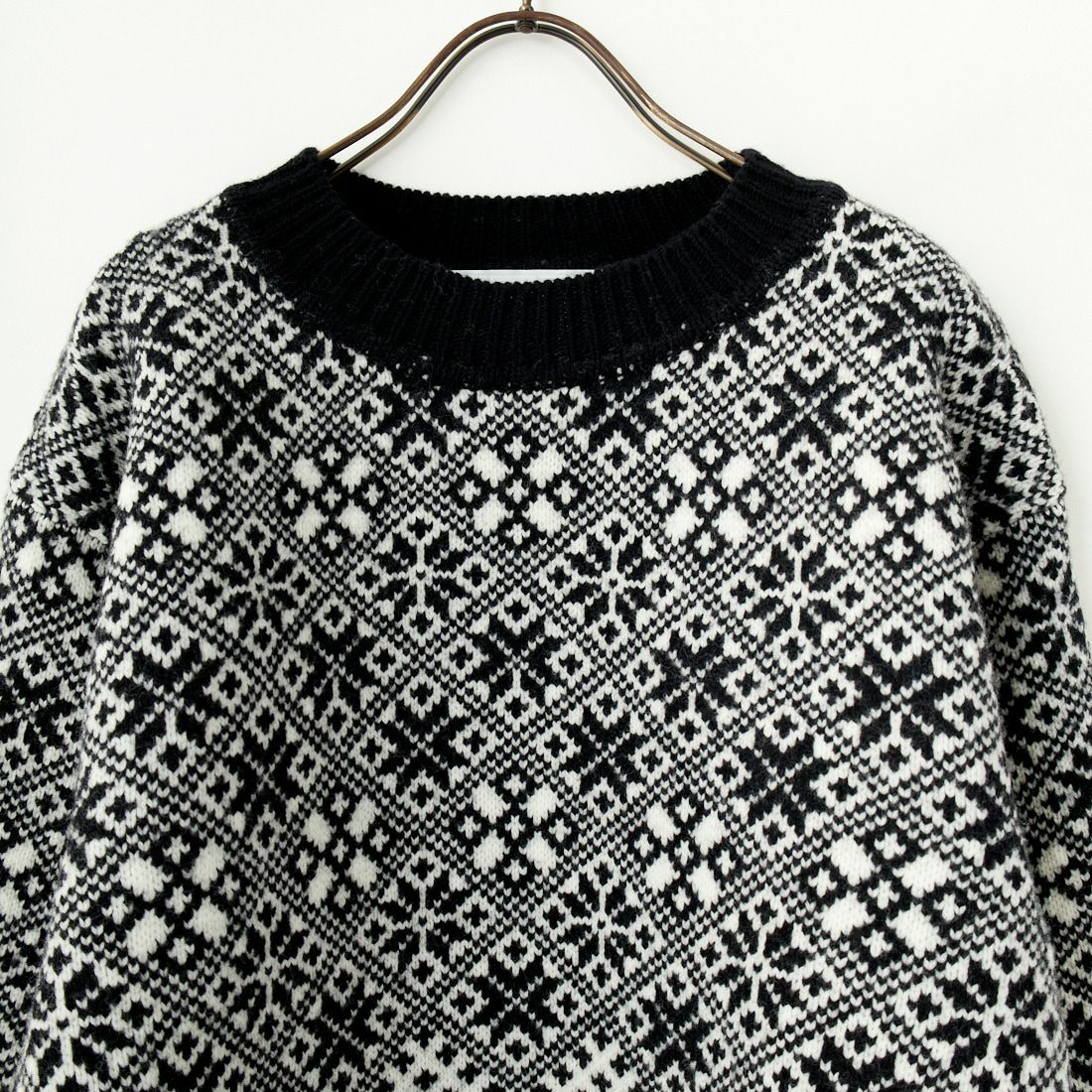 TICCA [ティッカ] ノルディックニットプルオーバー [TBDA-411] BLACK