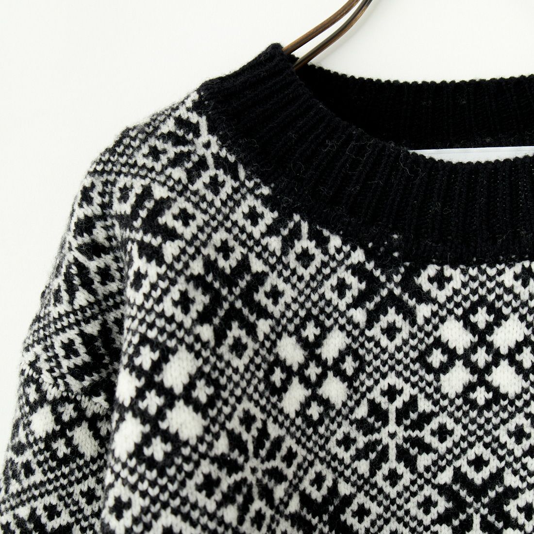 TICCA [ティッカ] ノルディックニットプルオーバー [TBDA-411] BLACK