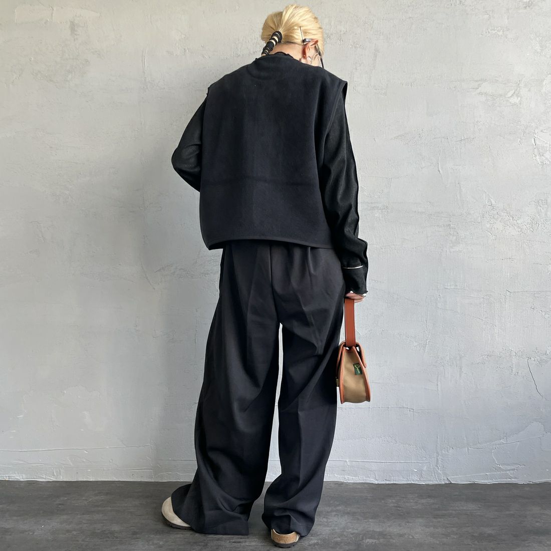 DANTON [ダントン] フリースノーカラーベスト [DT-A0521