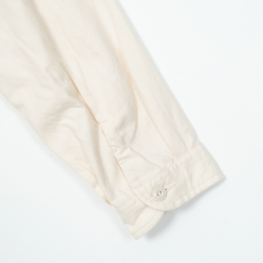 DANTON [ダントン] 先染めビエラ バンドカラーシャツ [DT-B0280VSS] ECRU