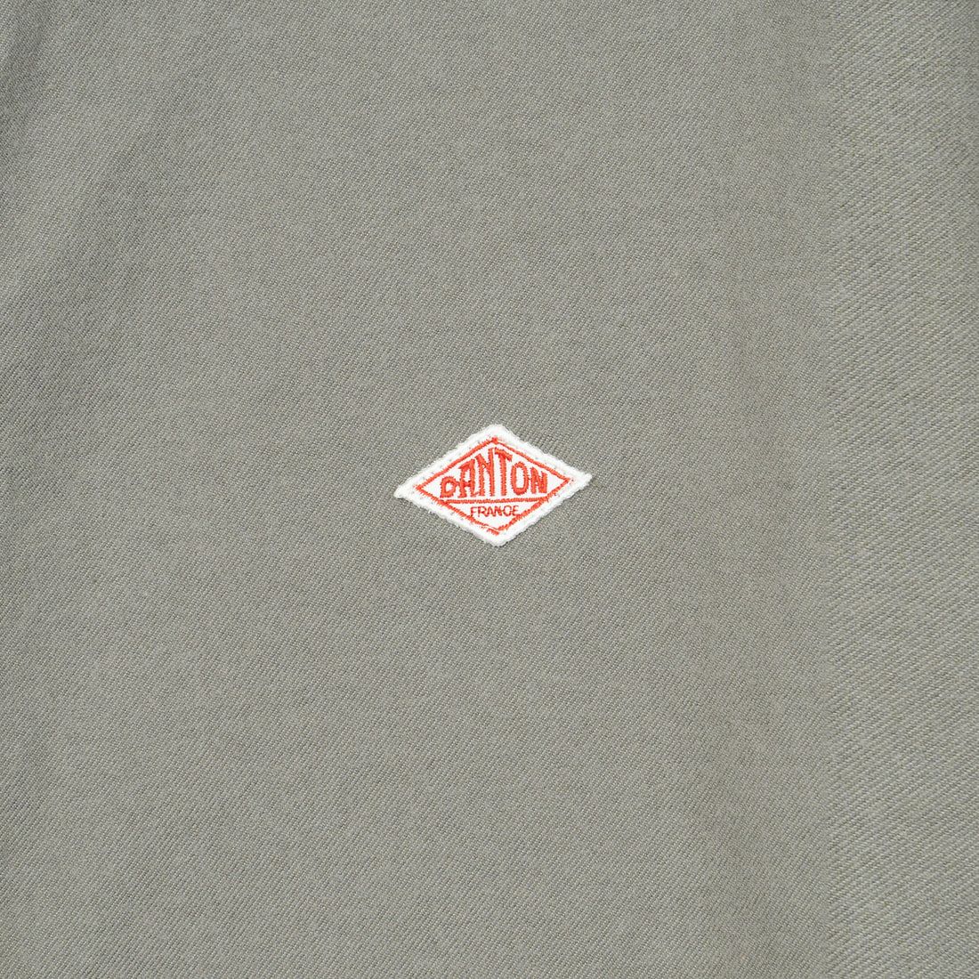 DANTON [ダントン] 先染めビエラ バンドカラーシャツ [DT-B0280VSS] OLIVE CHAM