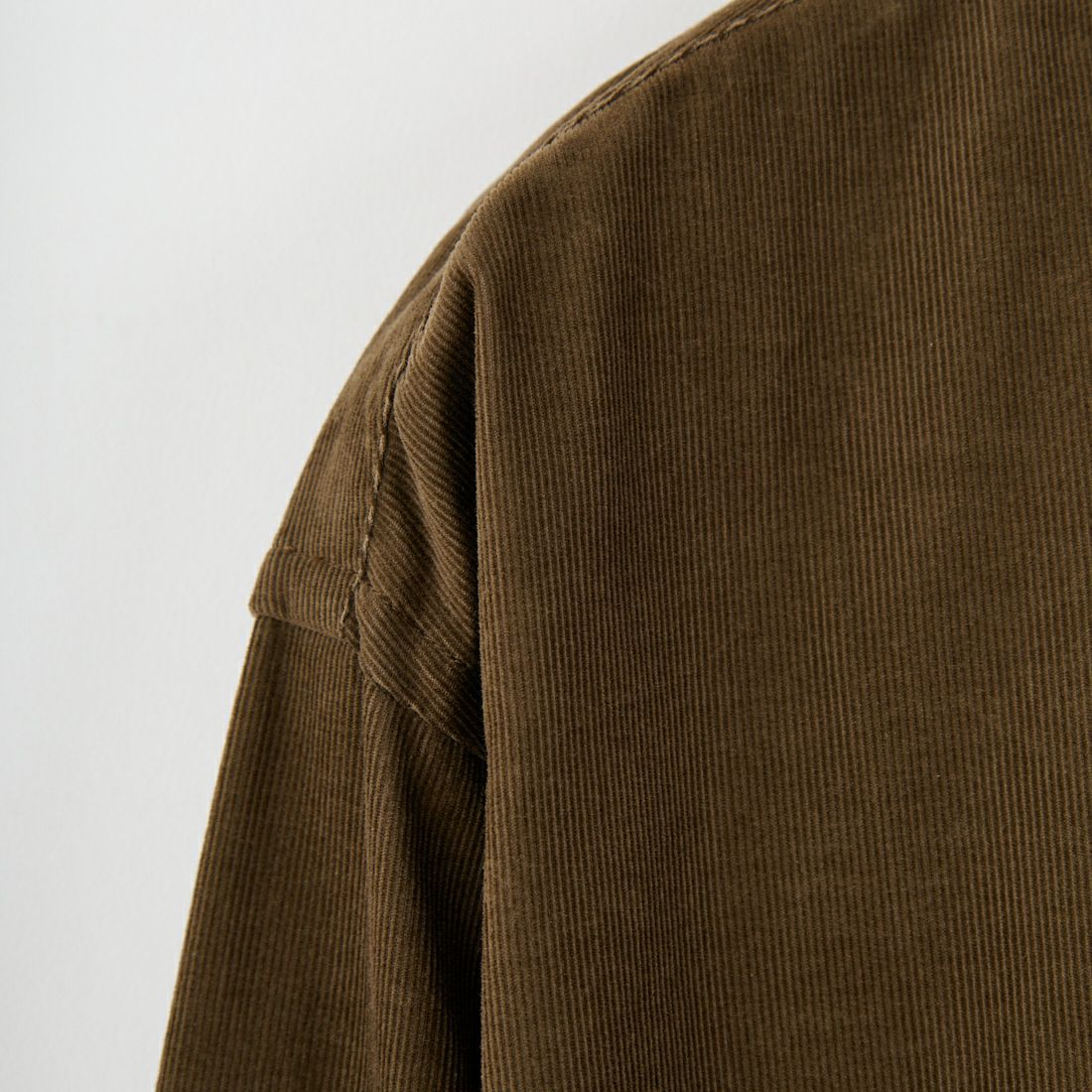DANTON [ダントン] コーデュロイ バンドカラーシャツ [DT-B0291MCD] OLIVE