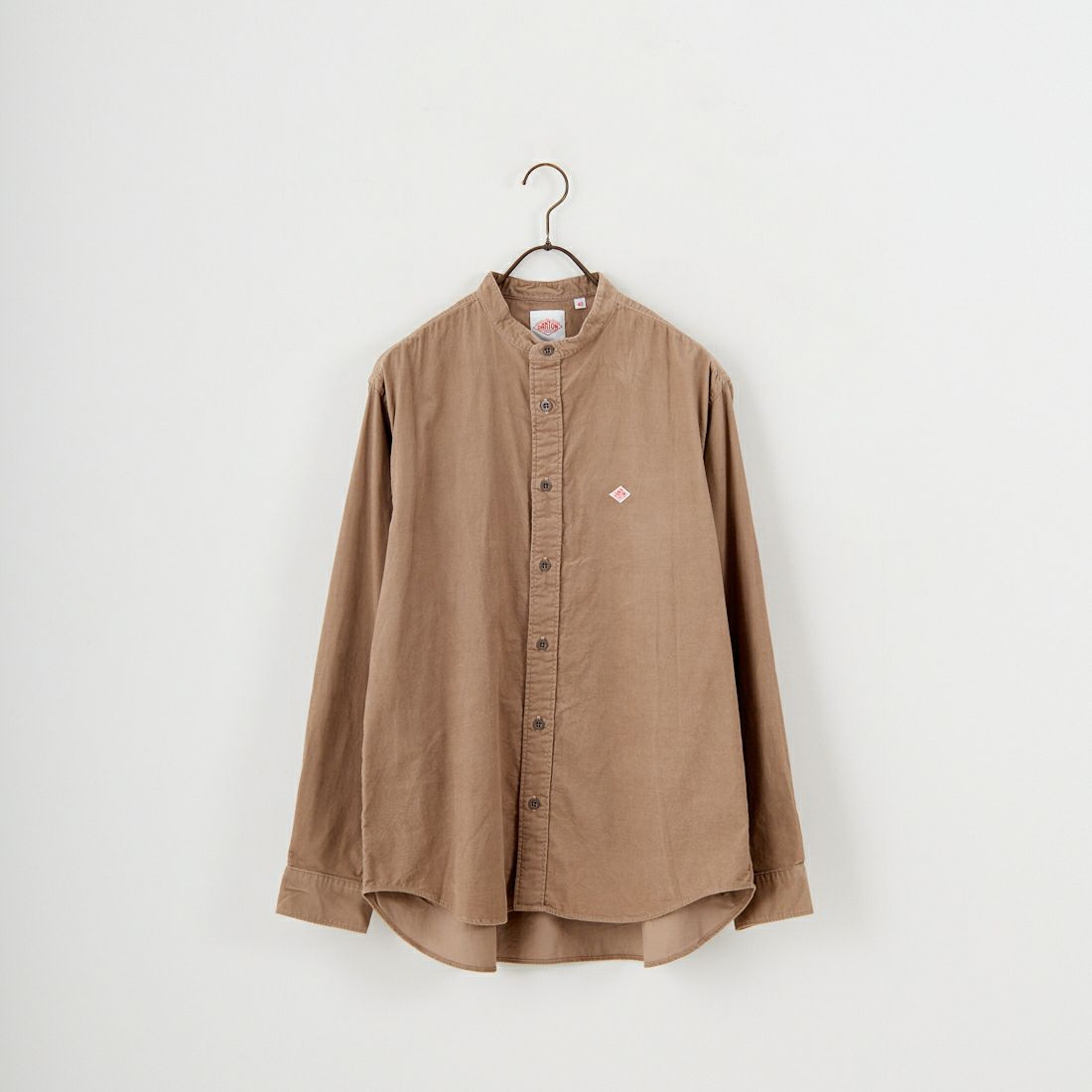 DANTON [ダントン] コーデュロイ バンドカラーシャツ [DT-B0291MCD] SAND BEIGE