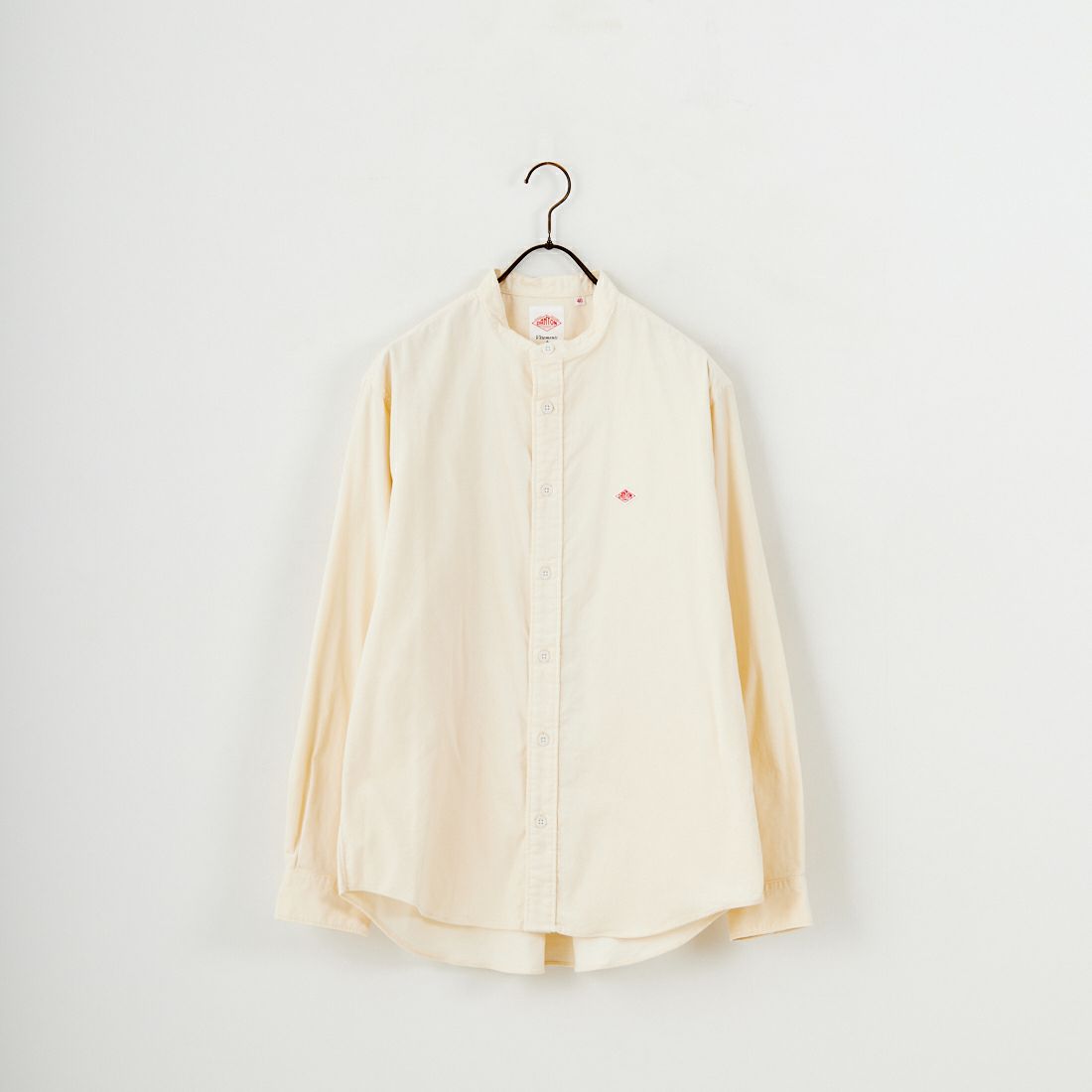 DANTON [ダントン] コーデュロイ バンドカラーシャツ [DT-B0291MCD] OFF WHITE