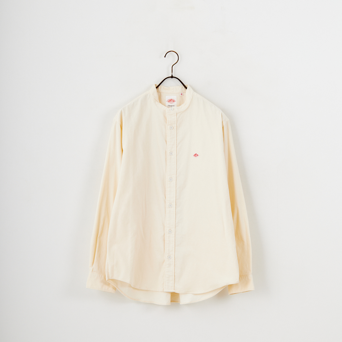 DANTON [ダントン] コーデュロイ バンドカラーシャツ [DT-B0291MCD] OFF WHITE
