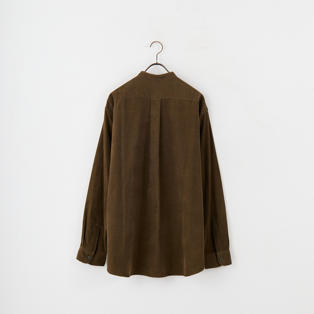 DANTON [ダントン] コーデュロイ バンドカラーシャツ [DT-B0291MCD] OLIVE