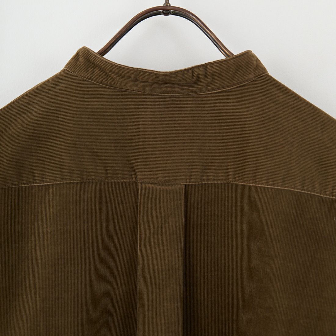 DANTON [ダントン] コーデュロイ バンドカラーシャツ [DT-B0291MCD] OLIVE