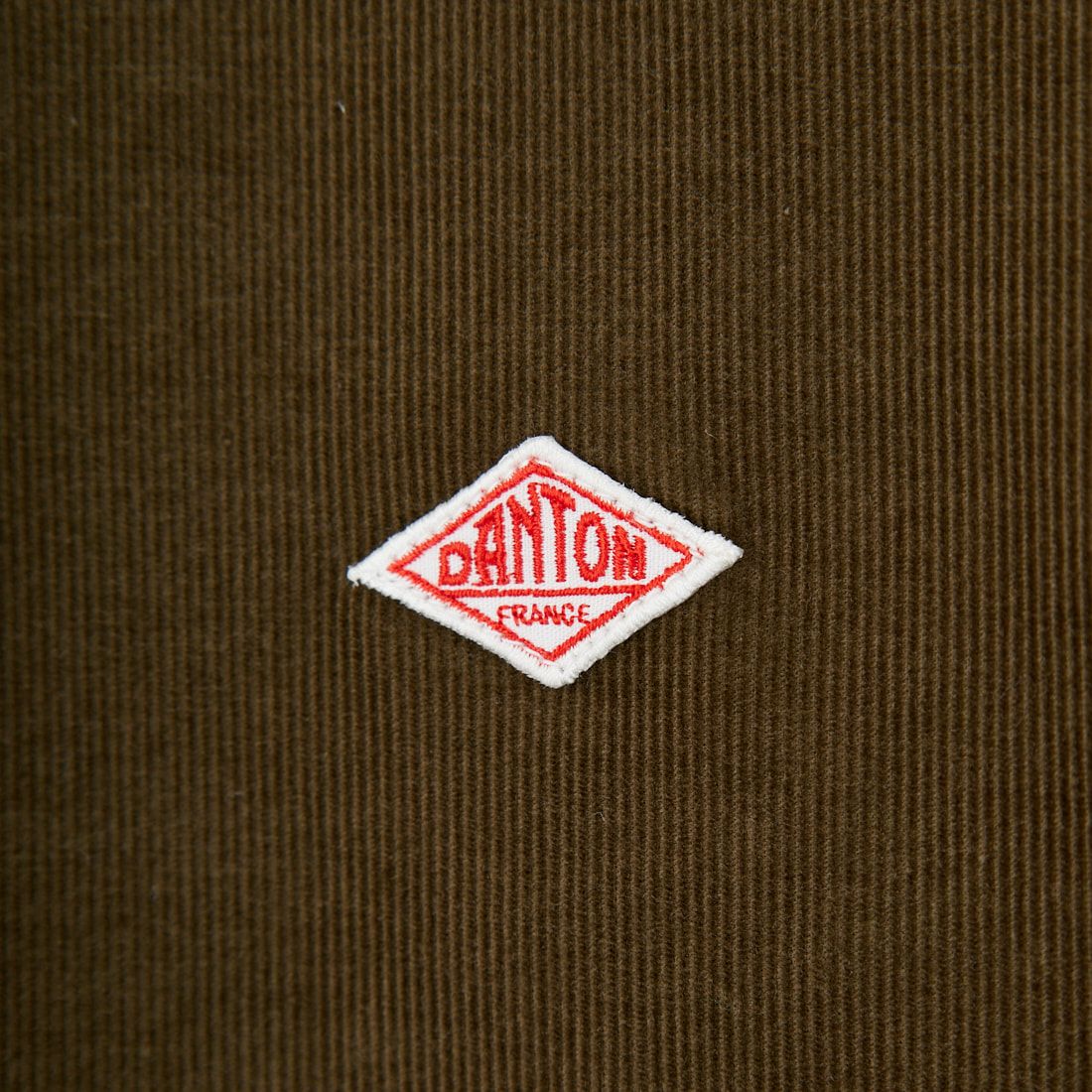 DANTON [ダントン] コーデュロイ バンドカラーシャツ [DT-B0291MCD] OLIVE