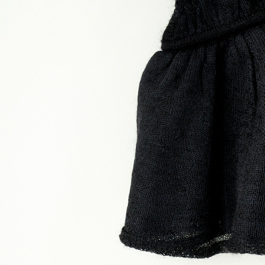 UNFIL [アンフィル] エクストラキッドモヘア&シルクキャミソールトップス [WFFL-UW102] BLACK