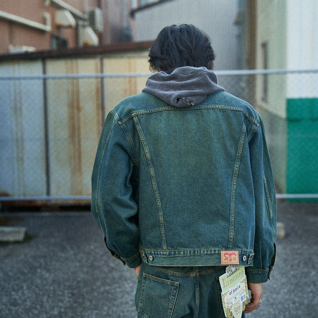 LiBERTO [リベルト] ARIZONAジャケット [FL2550] 88 GRUNGE &&モデル身長：179cm 着用サイズ：S&&