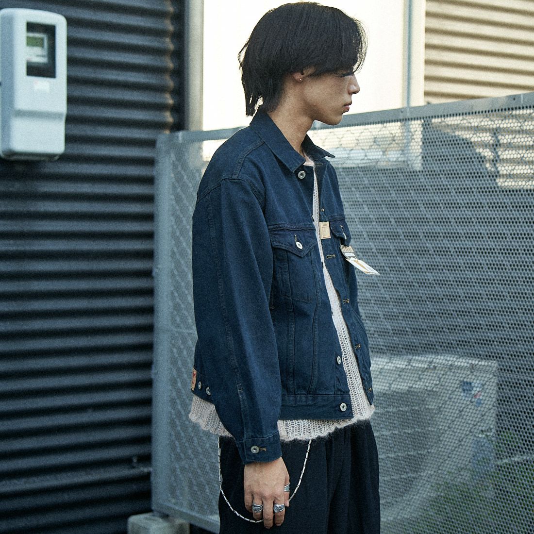 LiBERTO [リベルト] ARIZONAジャケット [FL2550] 72 JET BLK &&モデル身長：179cm 着用サイズ：S&&