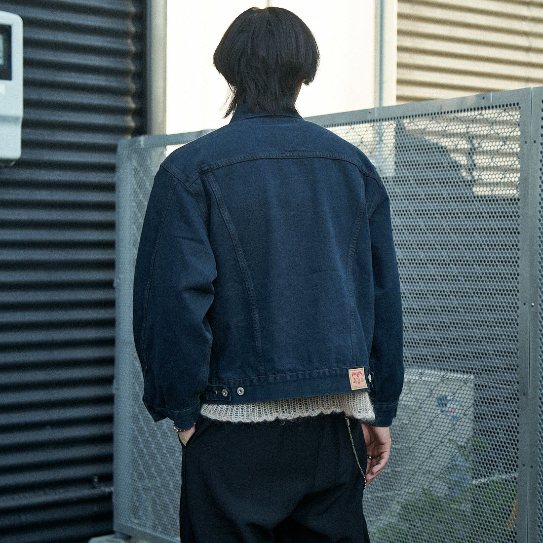 LiBERTO [リベルト] ARIZONAジャケット [FL2550] 72 JET BLK &&モデル身長：179cm 着用サイズ：S&&