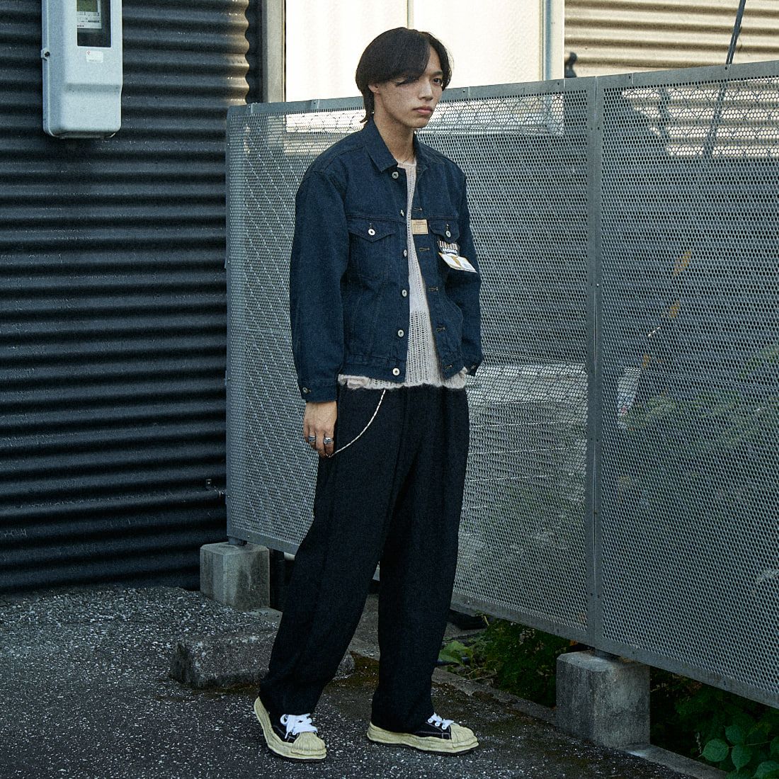 LiBERTO [リベルト] ARIZONAジャケット [FL2550] 72 JET BLK &&モデル身長：179cm 着用サイズ：S&&