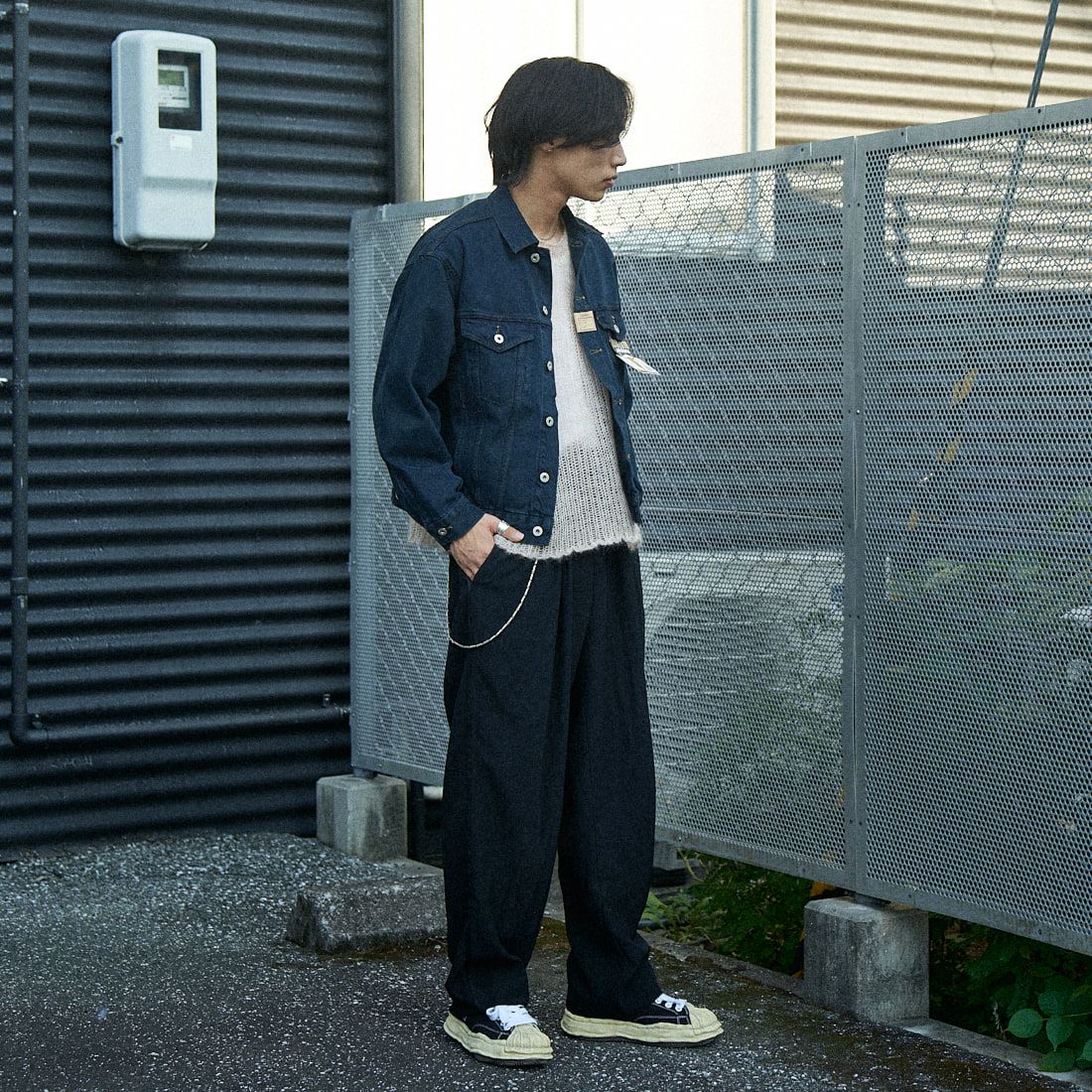 LiBERTO [リベルト] ARIZONAジャケット [FL2550] 72 JET BLK &&モデル身長：179cm 着用サイズ：S&&