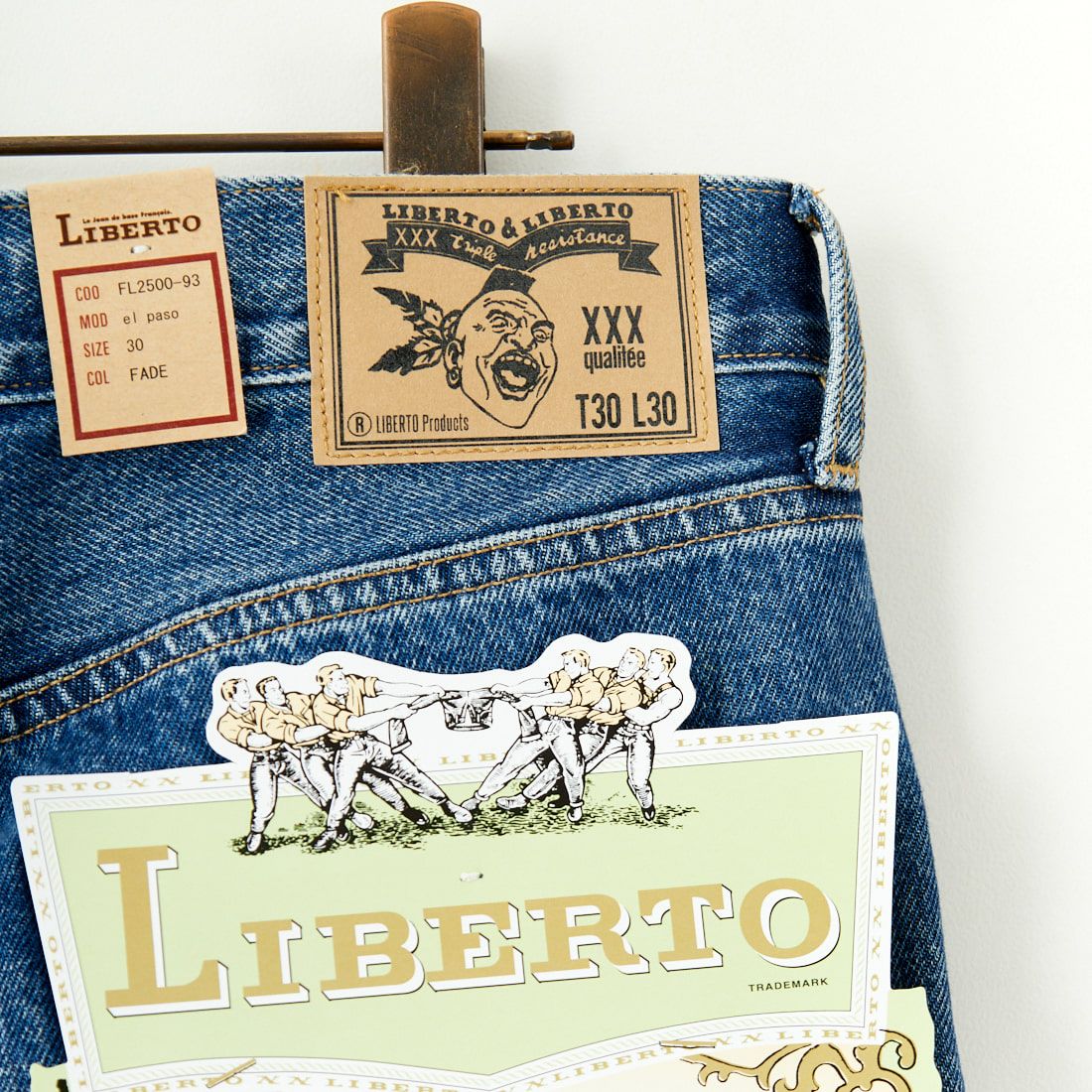 LiBERTO [リベルト] EL PASO ワイドバギーデニム [FL2500] 93 S.W