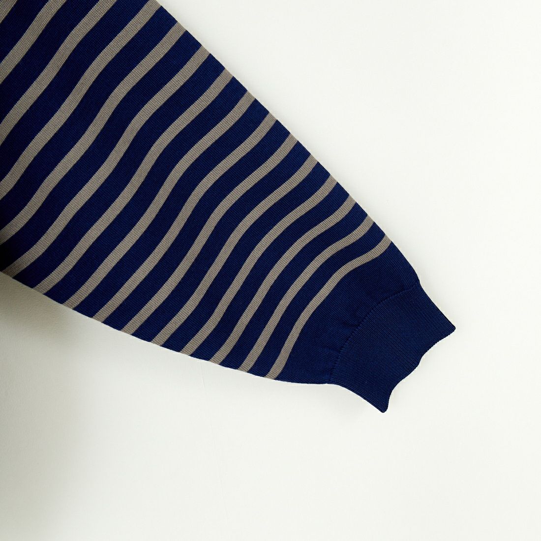 ORCIVAL [オーシバル] プレーティング プルオーバーニット [OR-D0102CRA] BLU/DK.GRY