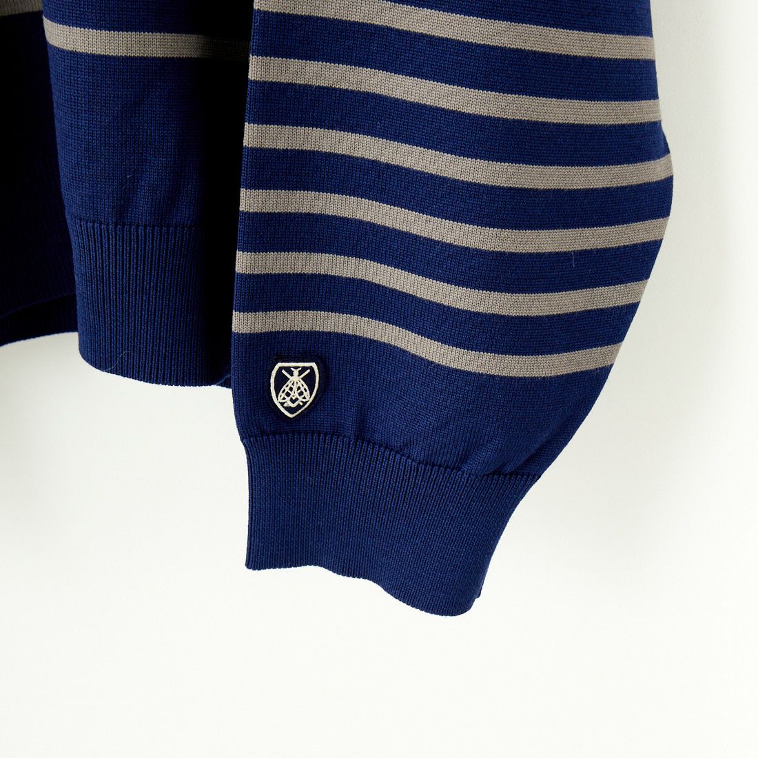 ORCIVAL [オーシバル] プレーティング プルオーバーニット [OR-D0102CRA] BLU/DK.GRY