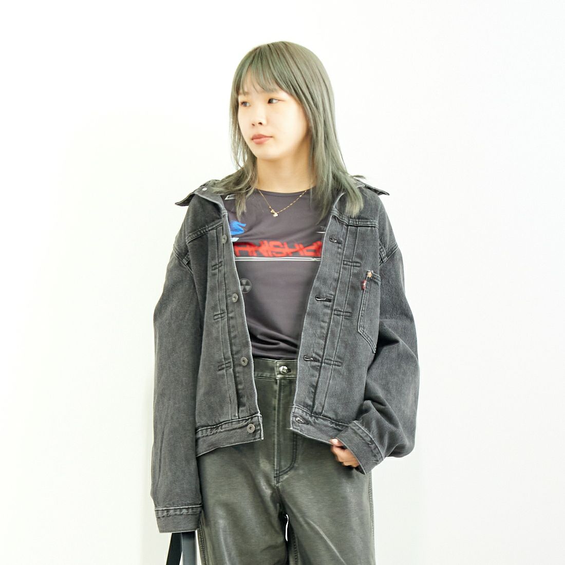 00 MIDNIGH&&モデル身長：167cm 着用サイズ：S&&