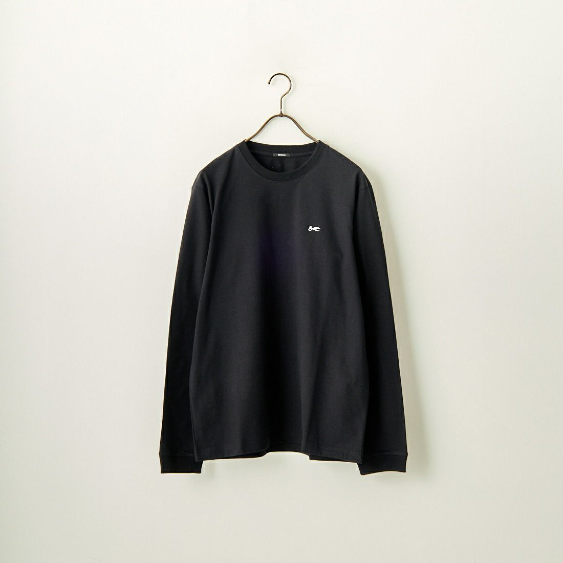 DENHAM [デンハム] AMERICANA ロングスリーブTシャツ [AMERICANA-LS-TEE] BLACK