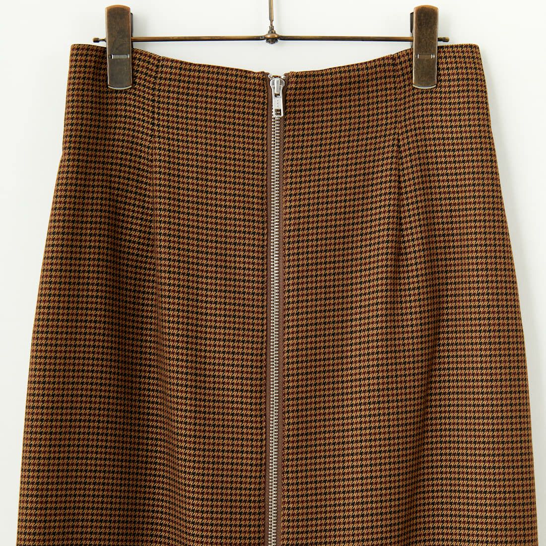 Jeans Factory Clothes [ジーンズファクトリークローズ] ジップスリットタイトスカート [21243056] 036 ﾌﾞﾗｳﾝC