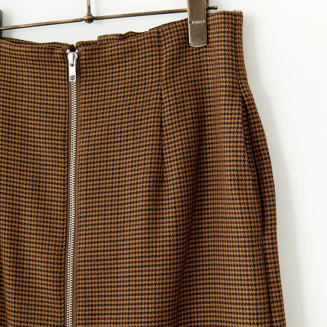 Jeans Factory Clothes [ジーンズファクトリークローズ] ジップスリットタイトスカート [21243056] 036 ﾌﾞﾗｳﾝC