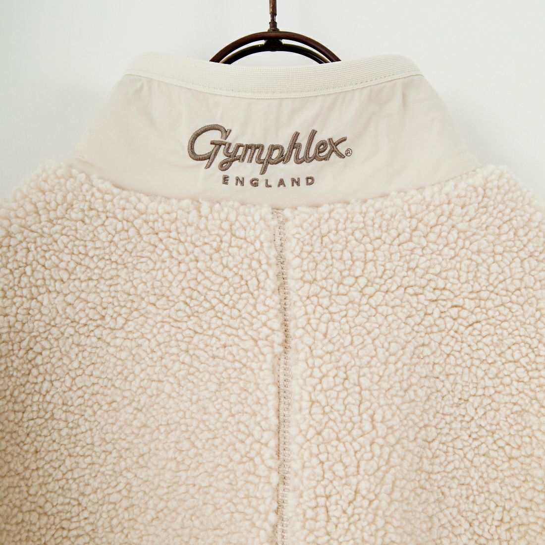 Gymphlex [ジムフレックス] コージーライトボアブルゾン [GY-A0249BOL] OYSTER WHT