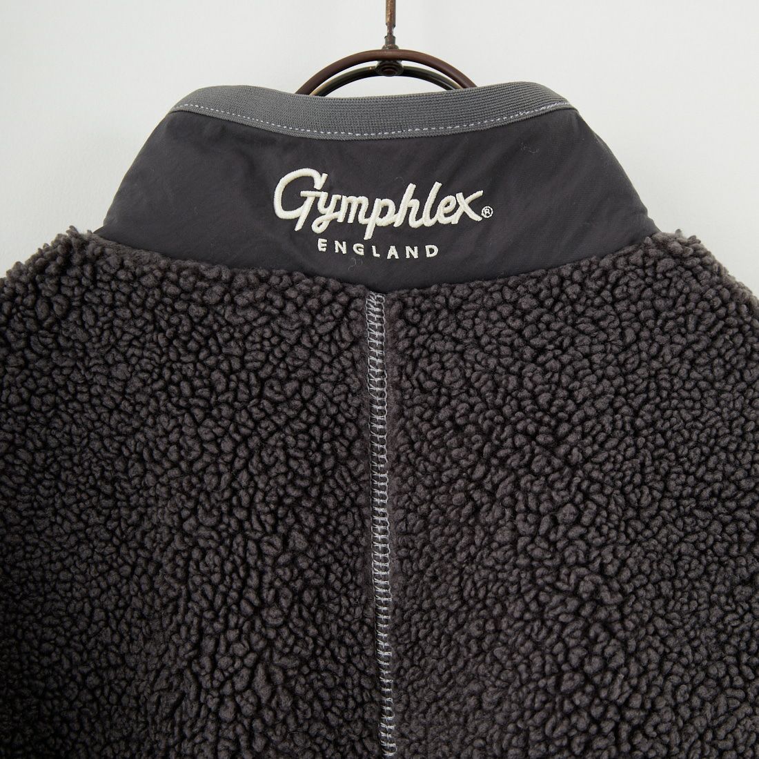 Gymphlex [ジムフレックス] コージーライトボアブルゾン [GY-A0249BOL] COAL GREY