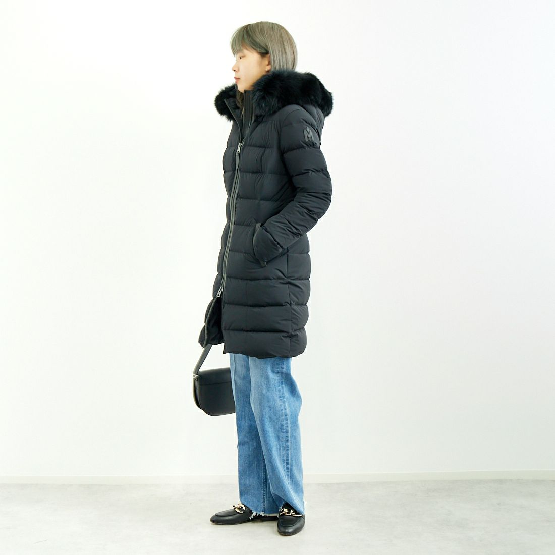 YANUK [ヤヌーク] ボーイズストレート LEA/レア [57143231] CPS &&モデル身長：167cm 着用サイズ：24&&