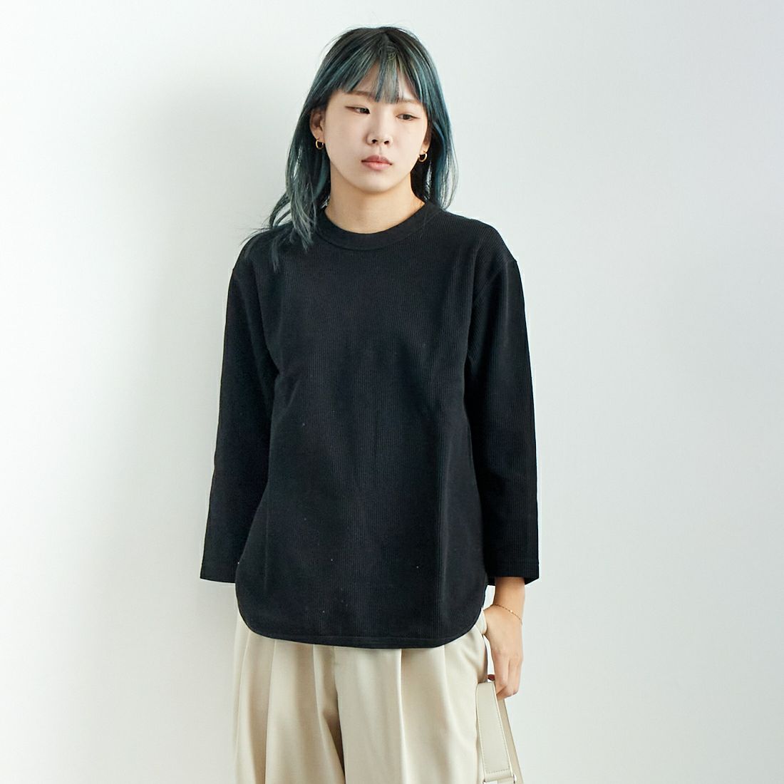 blurhms ROOTSTOCK [ブラームス ルーツストック] ラフ&スムース サーマルベースボールTシャツ  [BROOTS24F31]｜ジーンズファクトリー公式通販サイト - JEANS FACTORY Online Shop