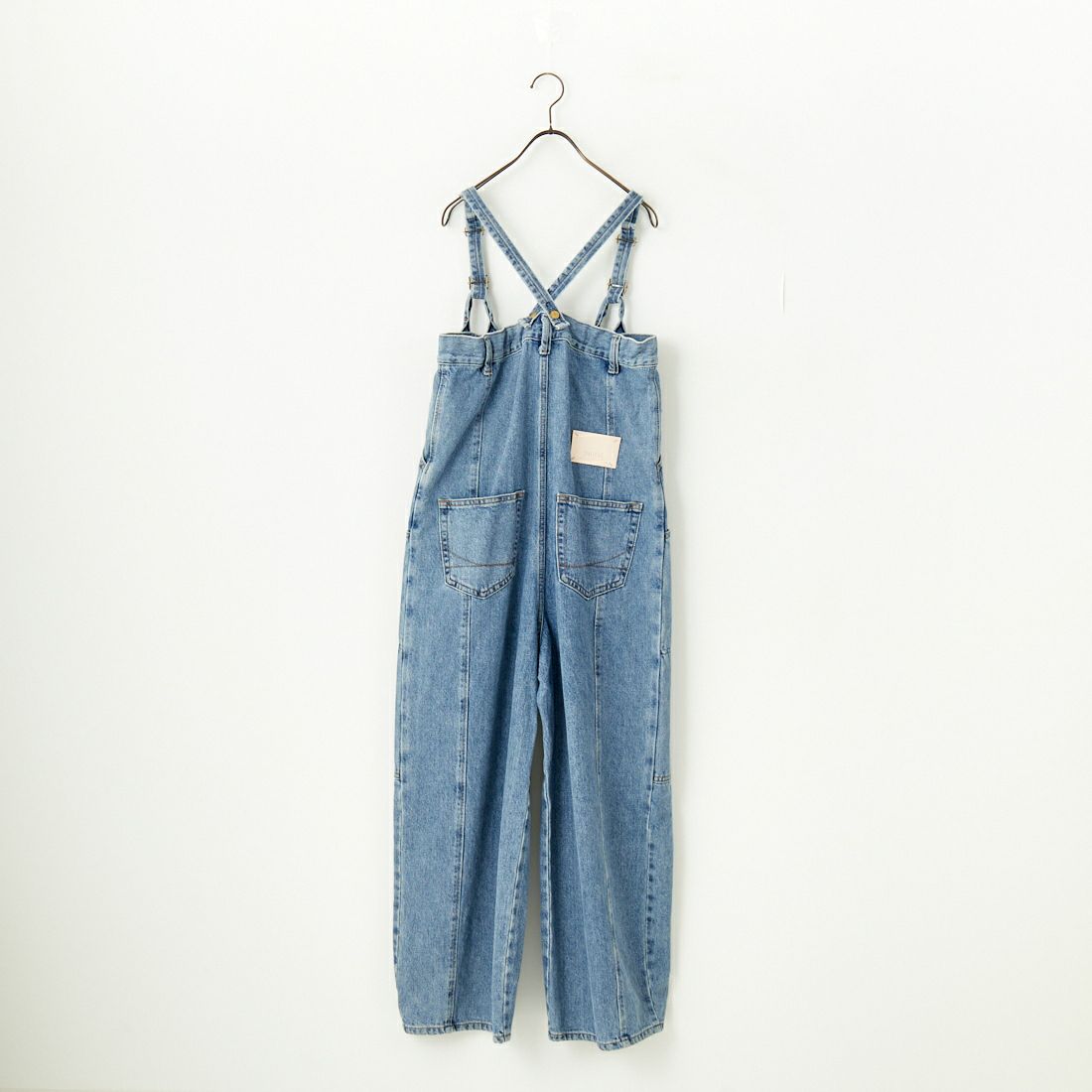 SOMETHING [サムシング] ダブルニーサロペット [SA1901] 94 L.BLUE