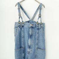 SOMETHING [サムシング] ダブルニーサロペット [SA1901]｜ジーンズ