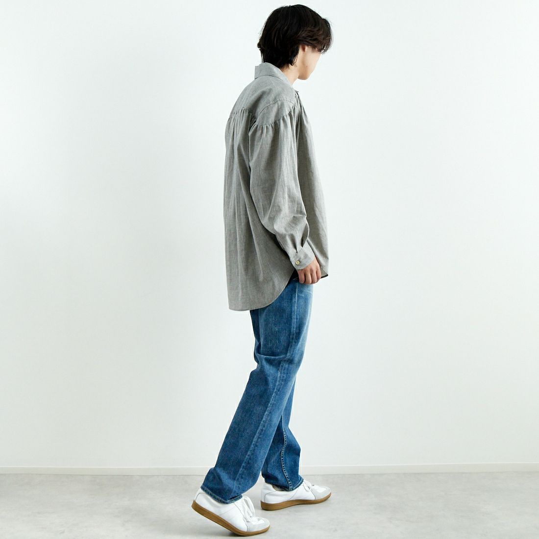 YANUK [ヤヌーク] クラシックストレート BEN/ベン [57243004] PLB &&モデル身長：179cm 着用サイズ：29&&