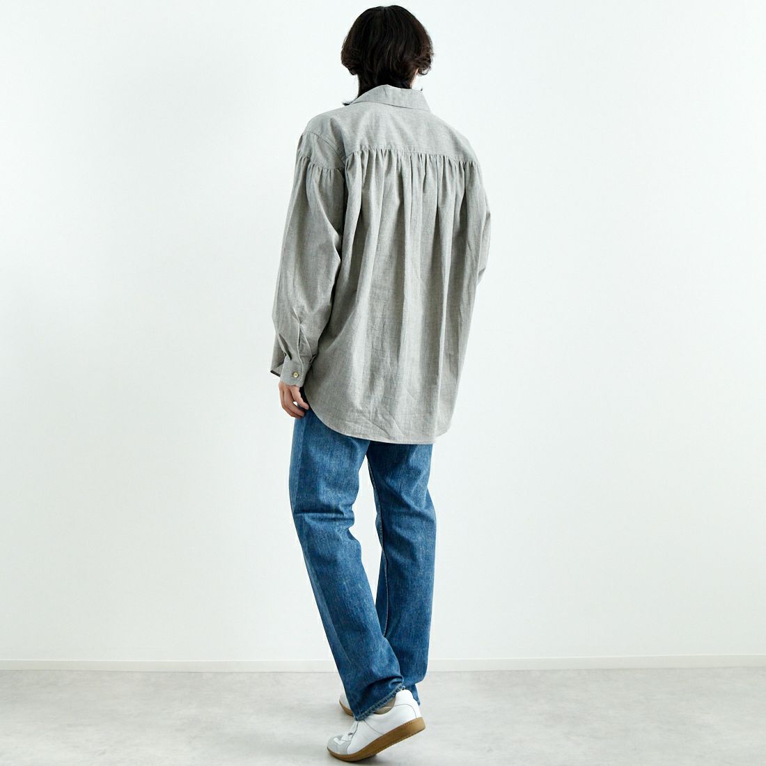 YANUK [ヤヌーク] クラシックストレート BEN/ベン [57243004] PLB &&モデル身長：179cm 着用サイズ：29&&